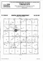 Maple River Township, Lynchburg, Directory Map, Cass County 2007